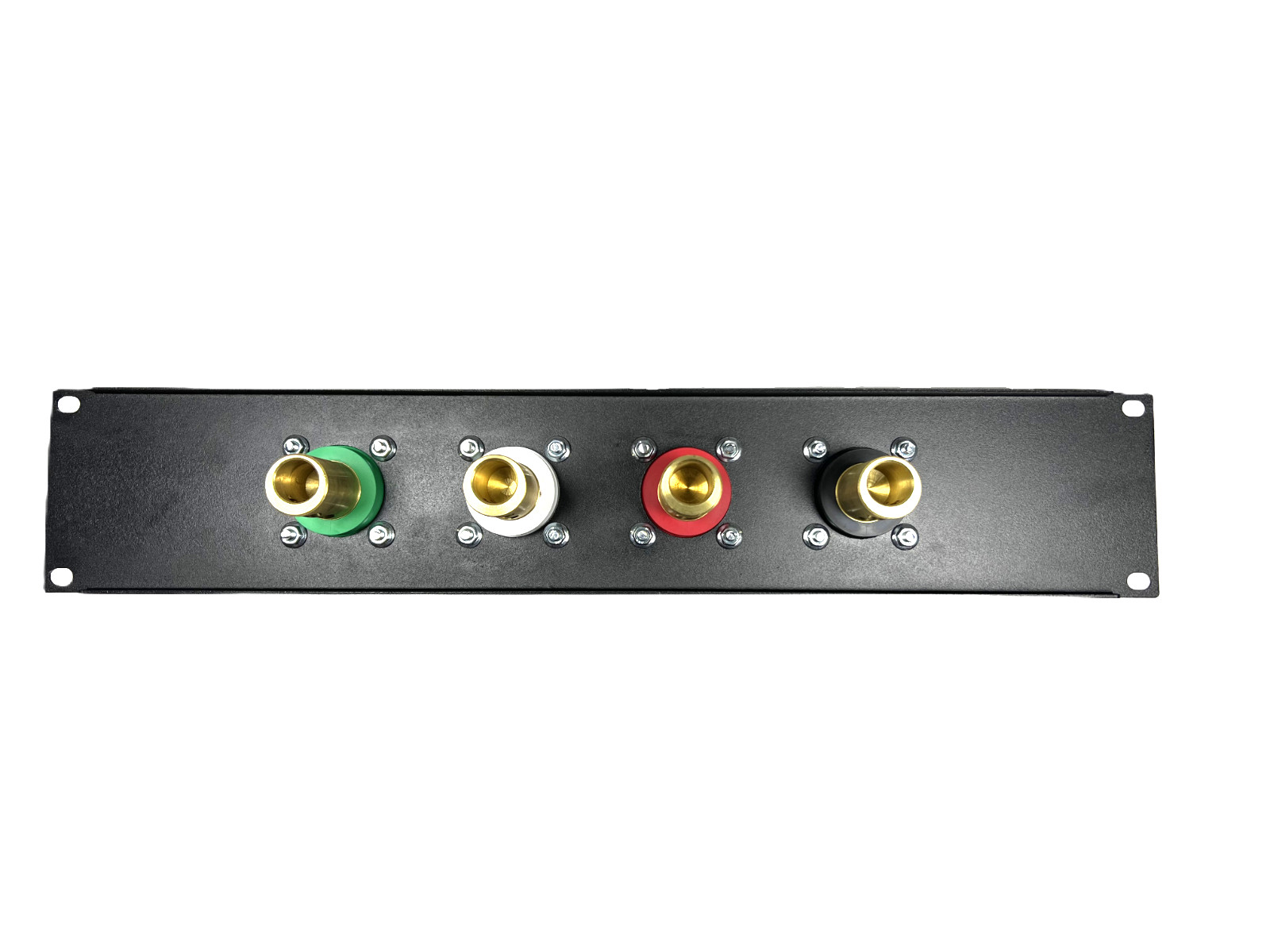 LASE 2U:CL4 for 4 CAM LOCK FEMALE Heavy Duty 12 GA RACK PANEL 19" x 3.5"