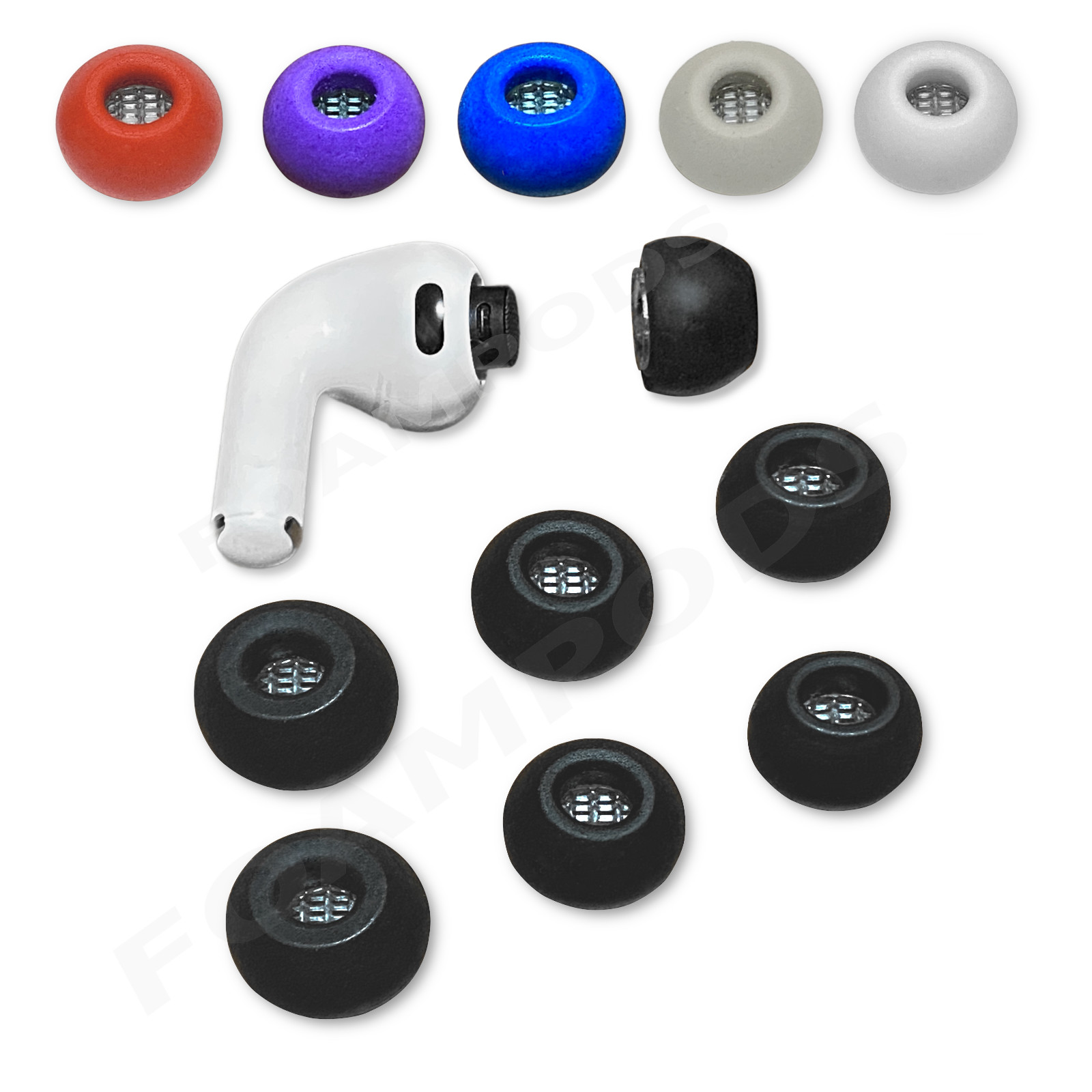 Memory Foam Ear Tips For Apple AirPods Pro 3 (2025 3rd Gen) -Colors -Choose Size