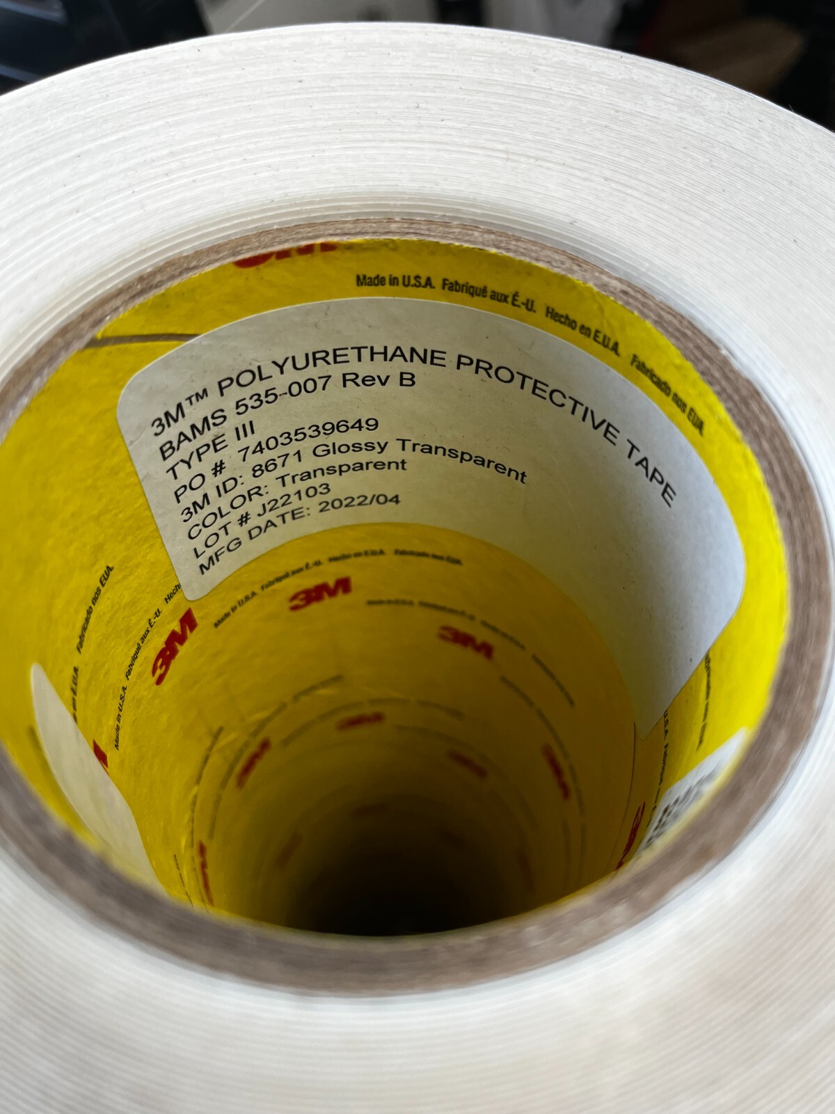 3M Helicopter Tape 8671 -Bicycle Protection Tape - Sold By The Foot