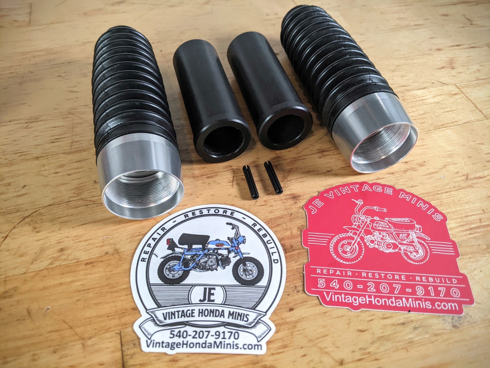 Front Fork - Delrin Bushing & Boot Upgrade Kit - Honda Z50 CT70 CT70H Mini Trail