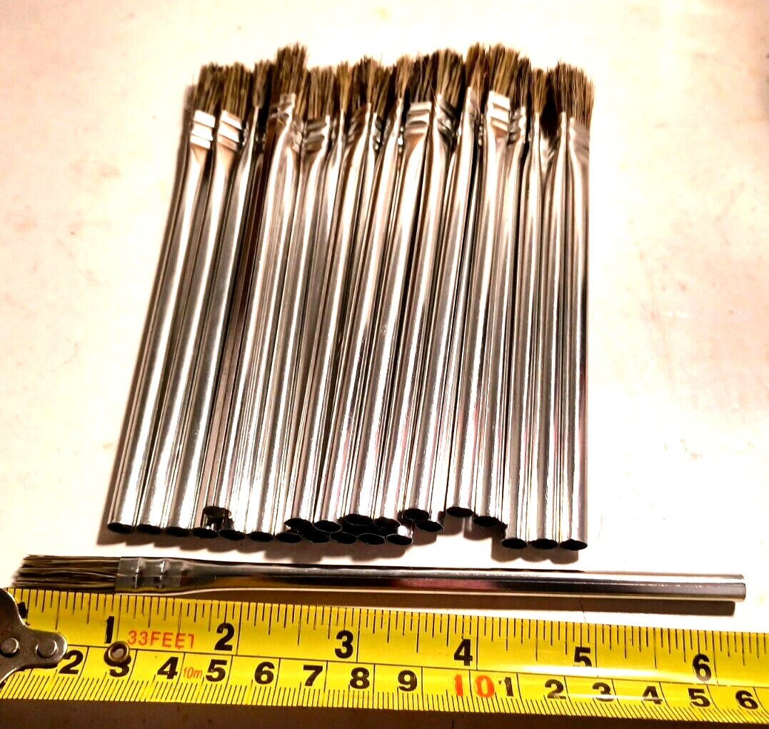 ACID BRUSH 24 PC. ACID FLUX BRUSH 6" LG X 1/2" SOLDER, PLUMBING, GLUES
