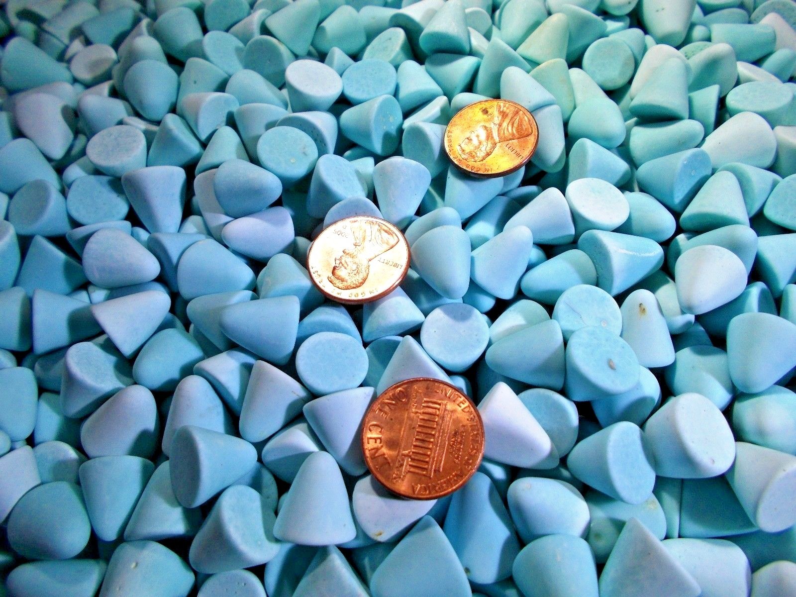 PORCELAIN TUMBLING MEDIA Finish Polish Metals in ROTARY VIBRATORY TUMBLER 4 Lbs