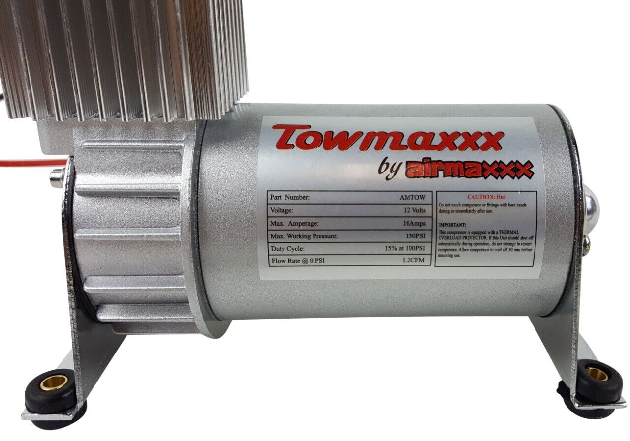 airmaxxx Pewter Utility Air Compressor For Air Ride Suspension Air Horns 130 psi