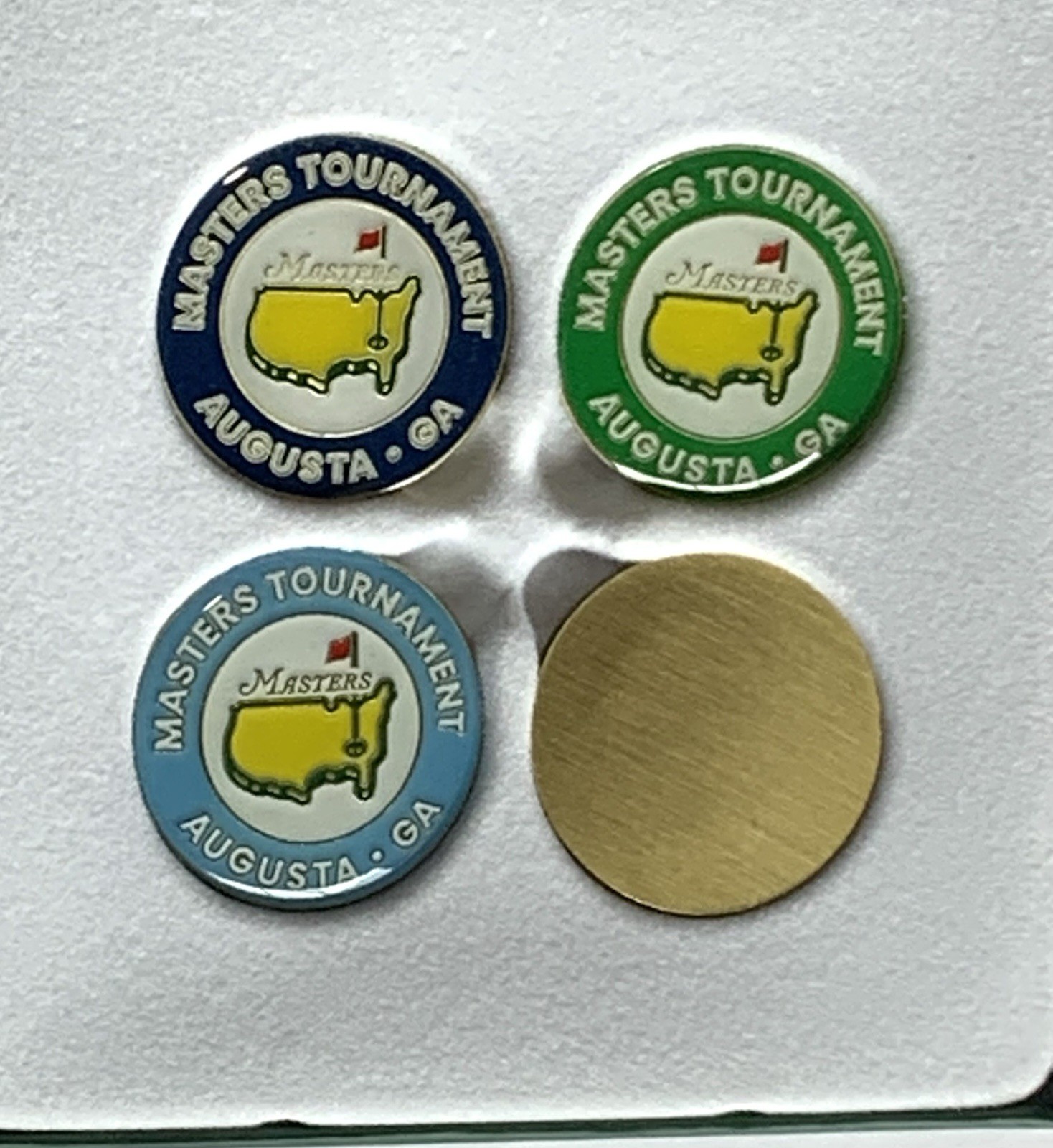 2025 Masters golf Ball Markers 4 pack pga new