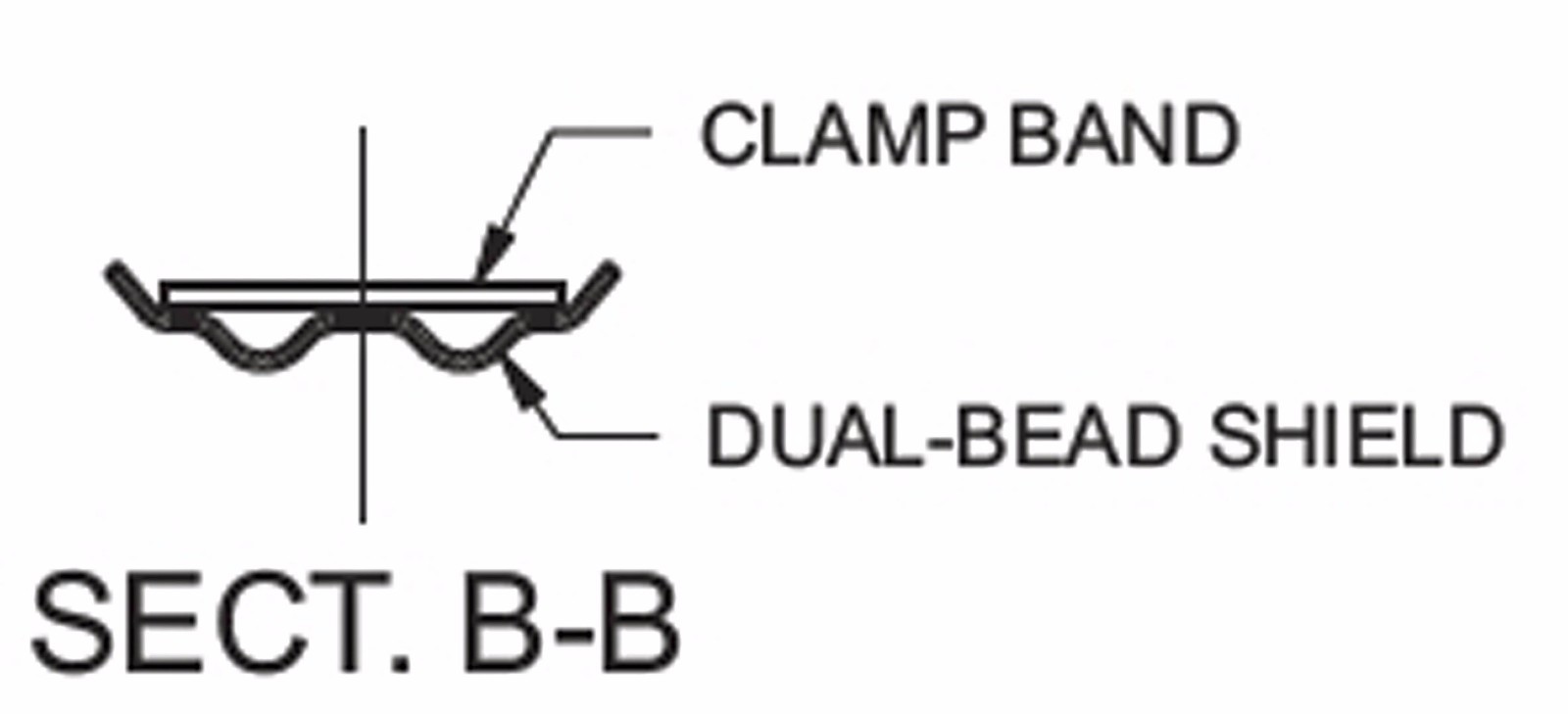 2-3/16" to 3-1/8" Murray Dual Bead Super Sealing Hose Clamp DB44SS