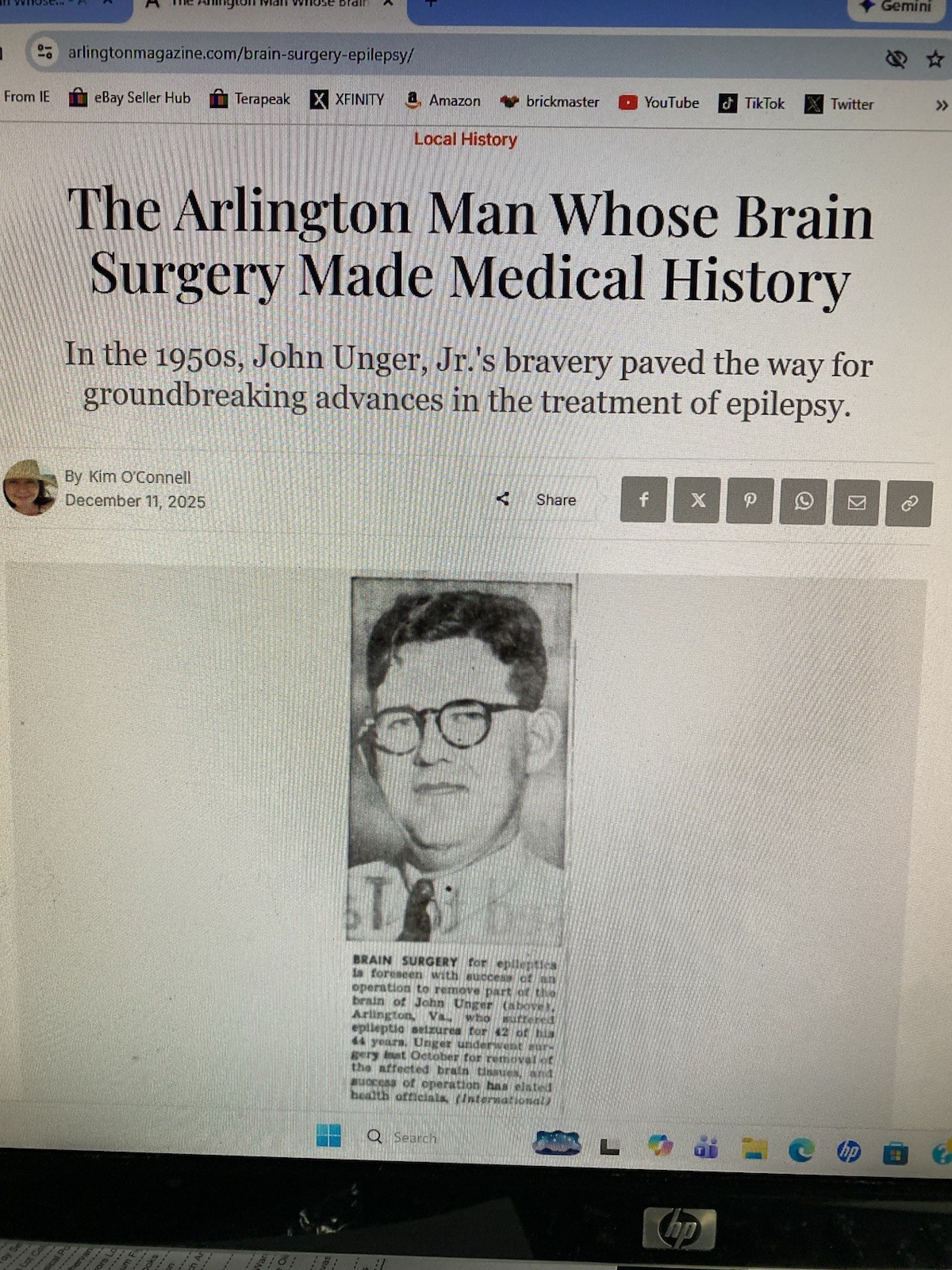 READ Vintage Souvenir STEEL CHIP FROM 16 Inch U.S. NAVAL GUN John T. Unger Jr