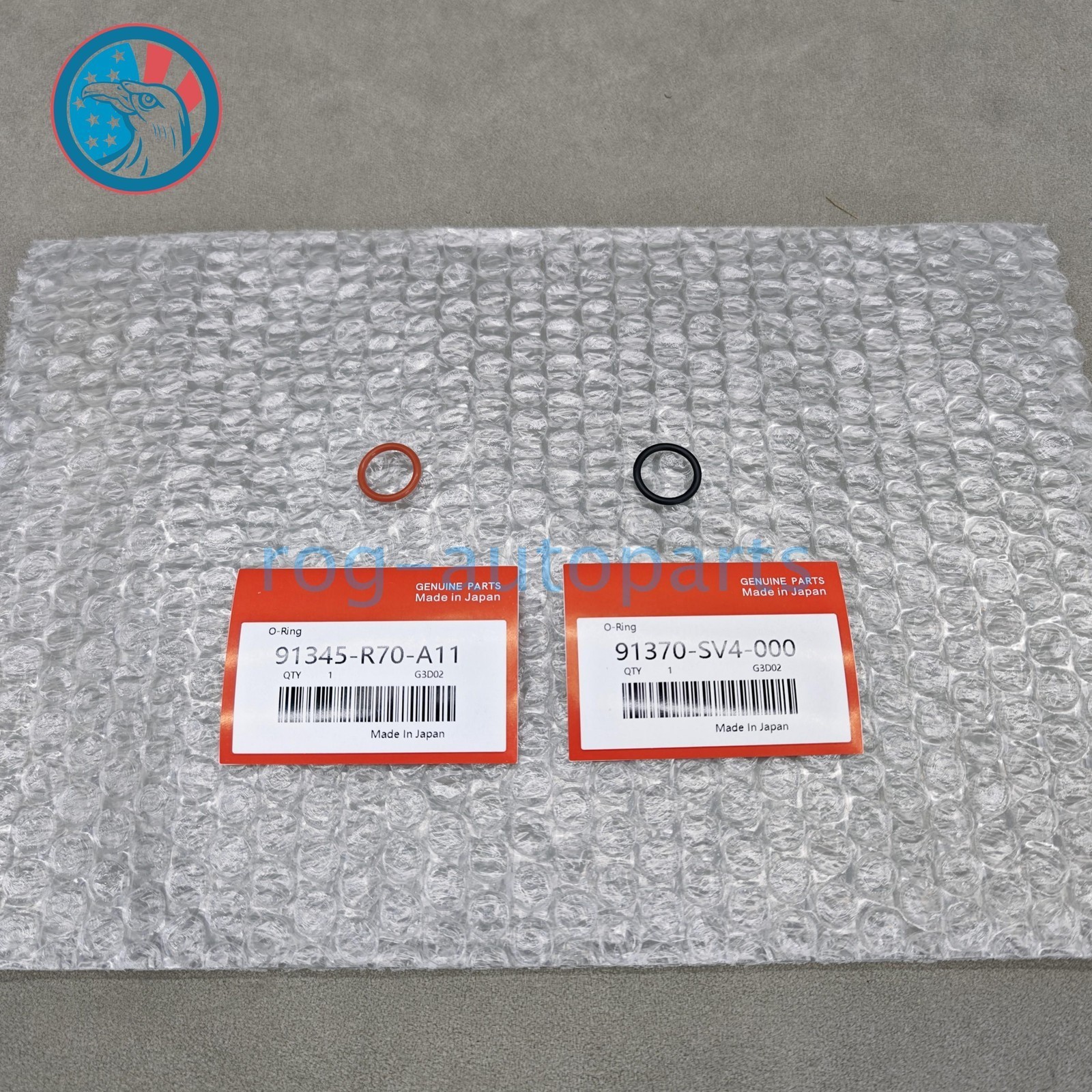 OEM!! 2PC KIT POWER STEERING PUMP INLET & OUTLET O-RING SEALS FOR HONDA ACURA