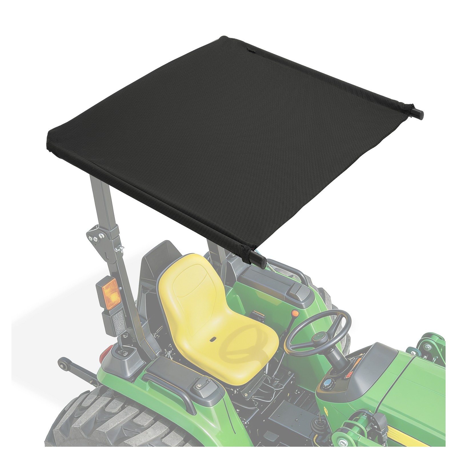 For John Deere Kubota 2"x2" or 2"x3" ROPS Tractor Canopy Top Mowers UV Protect