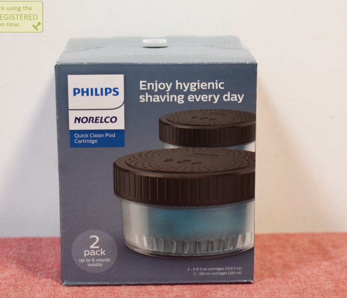 Philips Norelco 2pk Quick Clean Replacement Pods - CC12/52