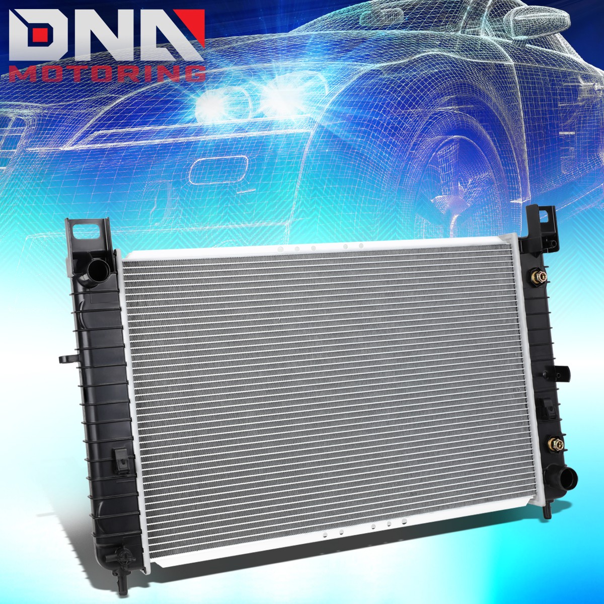 For 1999-2006 Silverado Sierra 4.3 4.8 5.3L AT 28" Aluminum Core Radiator 2334
