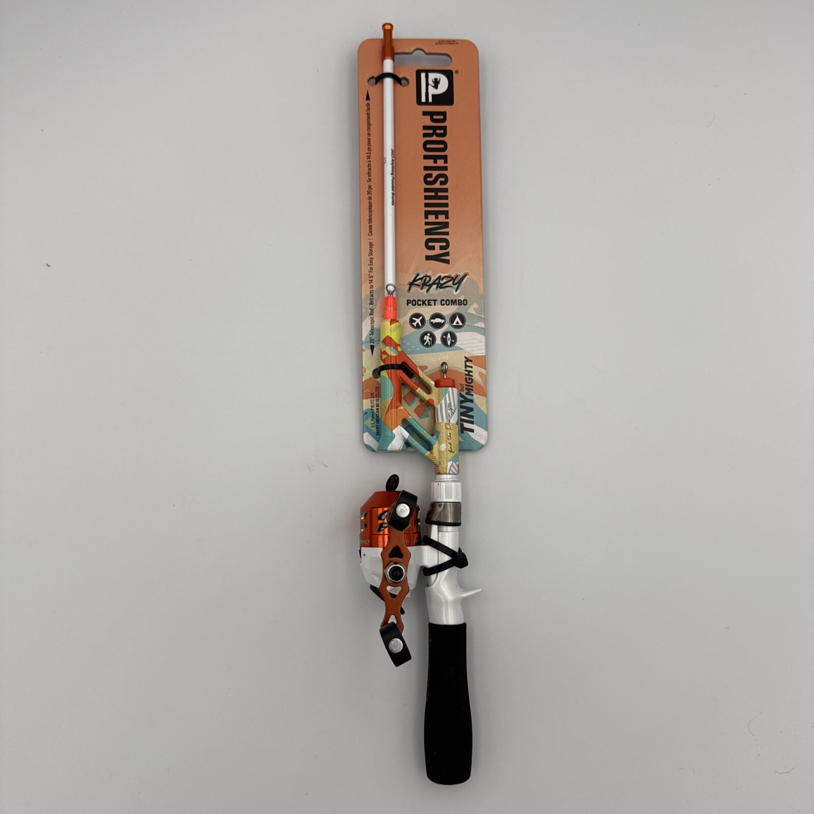 ProFISHiency Tiny But Mighty Tangle Free Travel Spincast KRAZY Pocket Combo