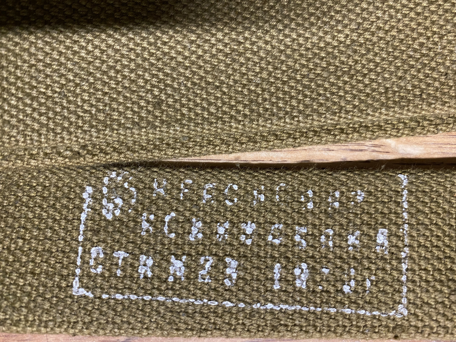 Original Soviet/Russian single hooked canvas sling for USSR sporting & hunting.