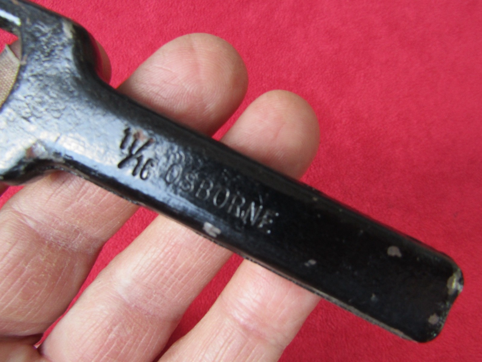 C.S. OSBORNE 149 Arch Punch 11/16" Round Circular Leather Rubber Vinyl Made USA