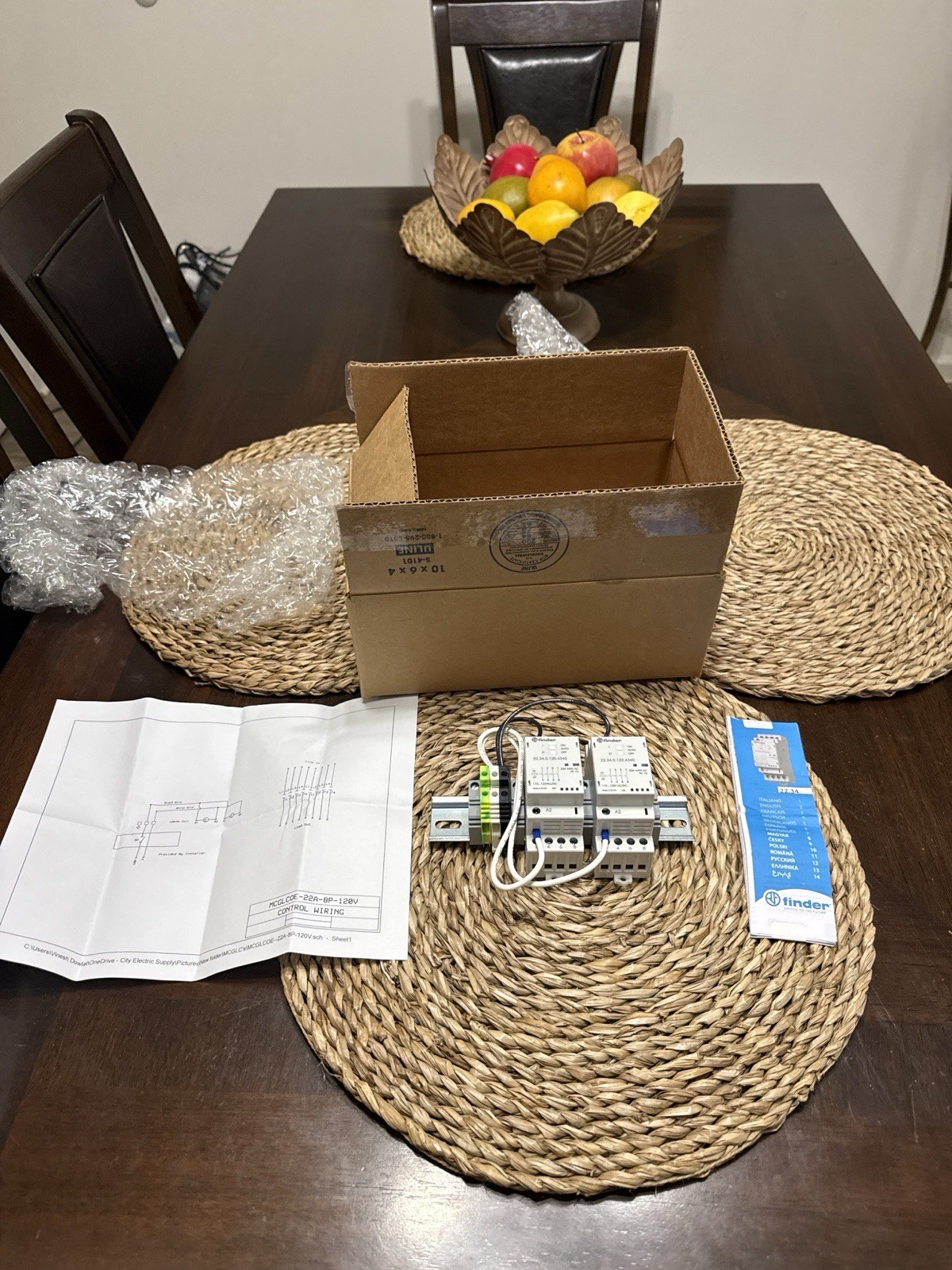 MCG USA MCGLCOE-22A-8P-120V Lighting Contactor 8P 22A 120V w Finder Relays