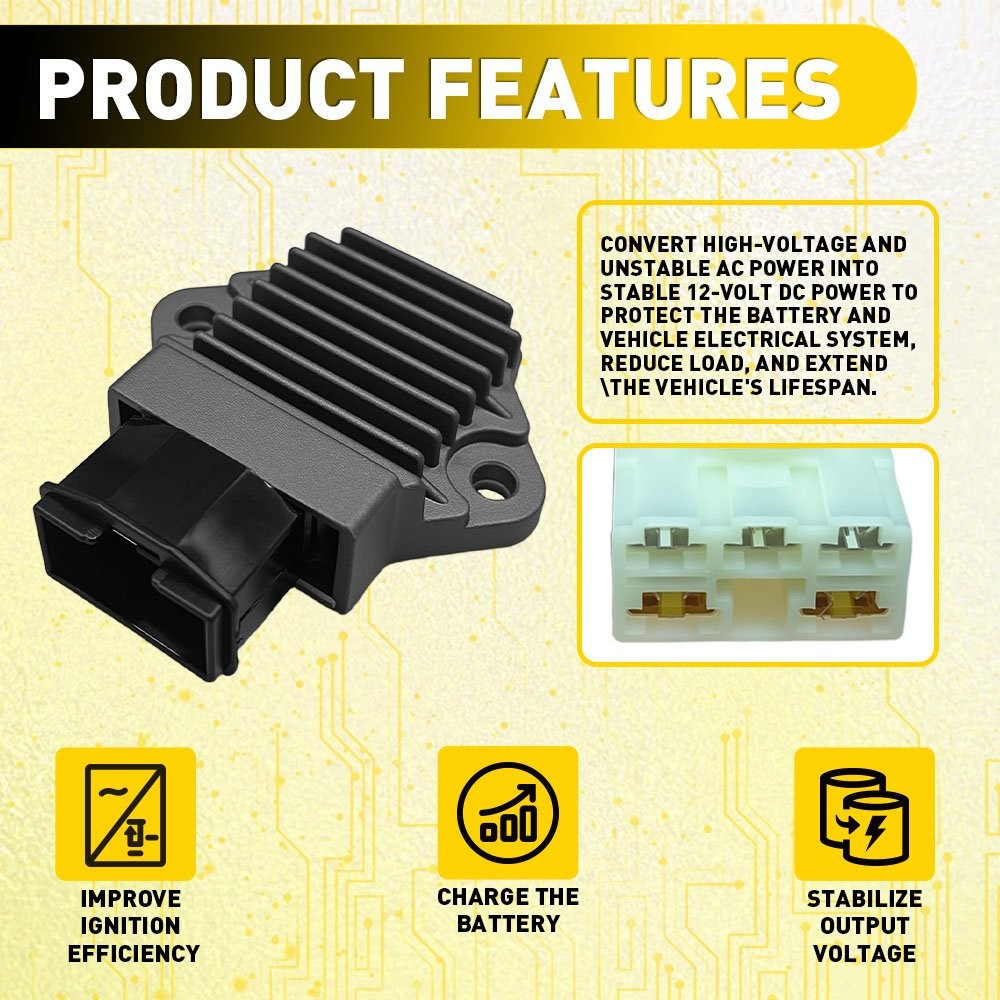 For Honda VT750 Shadow Ace750 Deluxe PC800 CBR900RR Voltage Regulator Rectifier