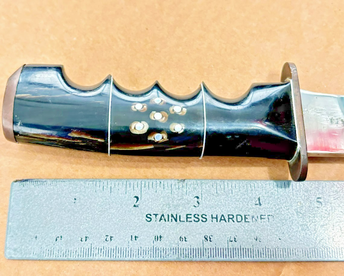 Bowie Knife with Hardshell Black Carbon Fiber Sheath Unique Collectible Knives