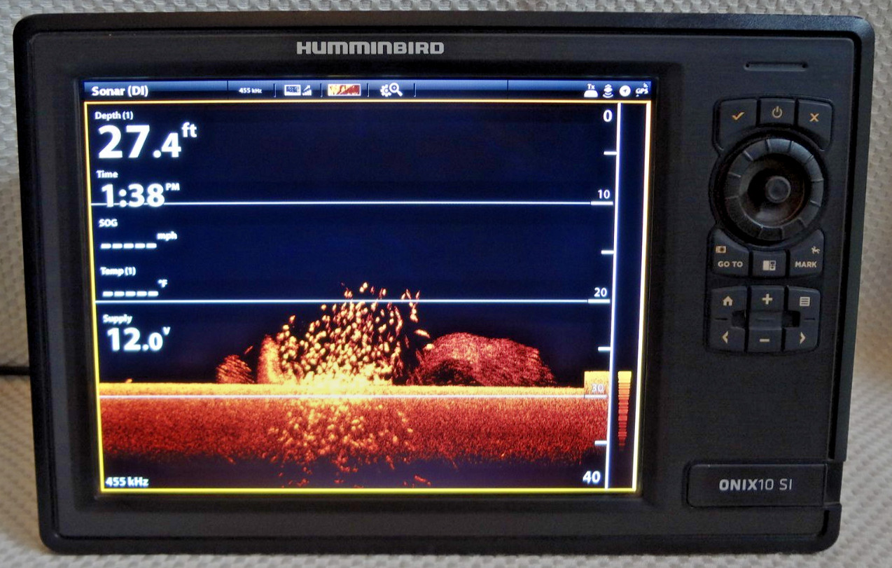 HUMMINBIRD ONIX 10CI NT SI MARINE GPS CHART PLOTTER FISHFINDER RADAR MFD w POWER