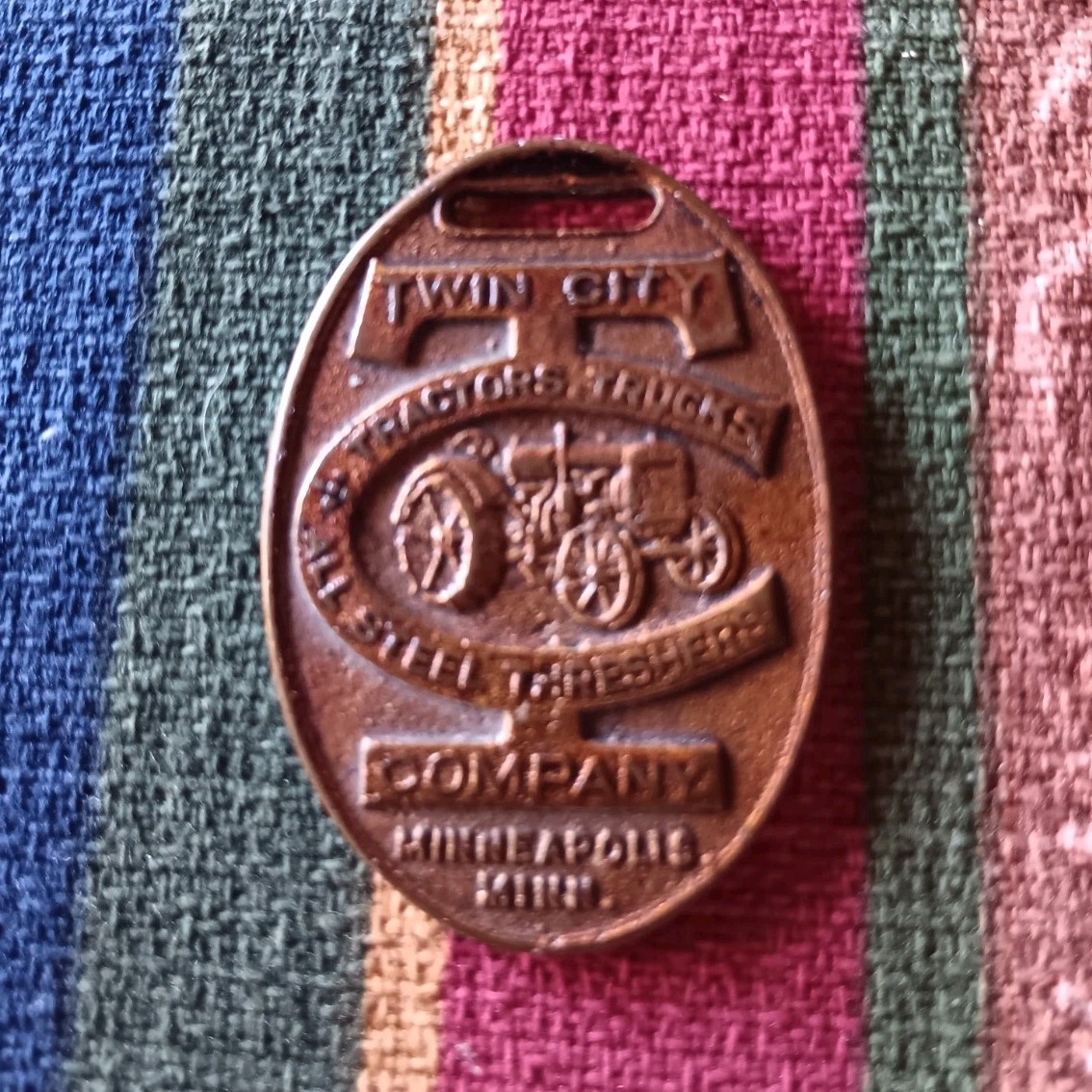 Twin City Tractors Watch Fob Minneapolis Minnesota Very Rare Hard to Find!