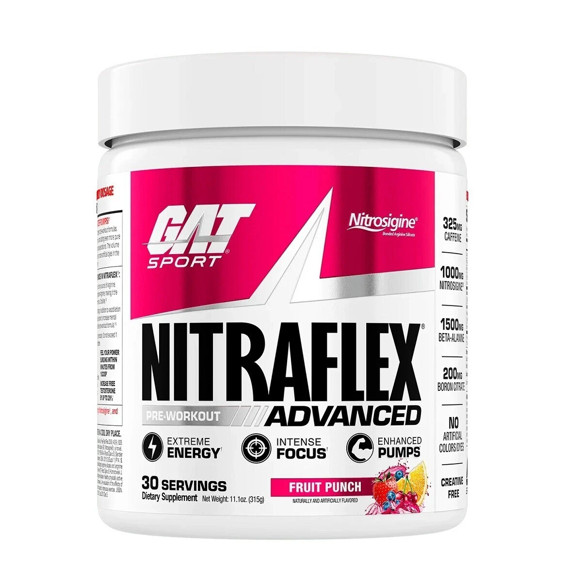 GAT Nitraflex Pre Workout 30 serving - Pick Flavor