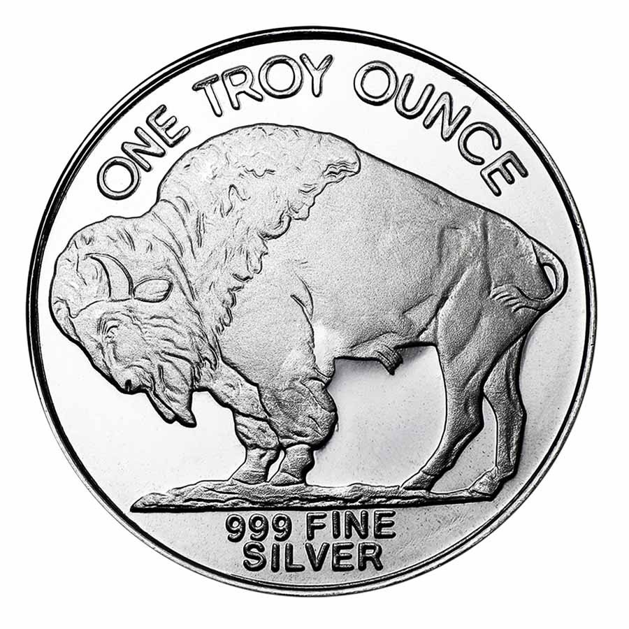 1 oz Silver Round - Buffalo