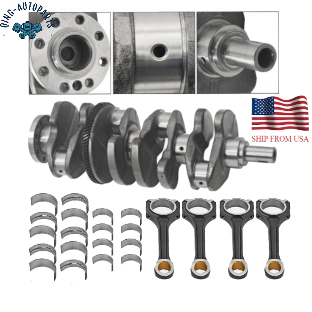 2.0L M274 M270 Engine Crankshaft & 4X Con Rods & Bearings Set For Mercedes-Benz