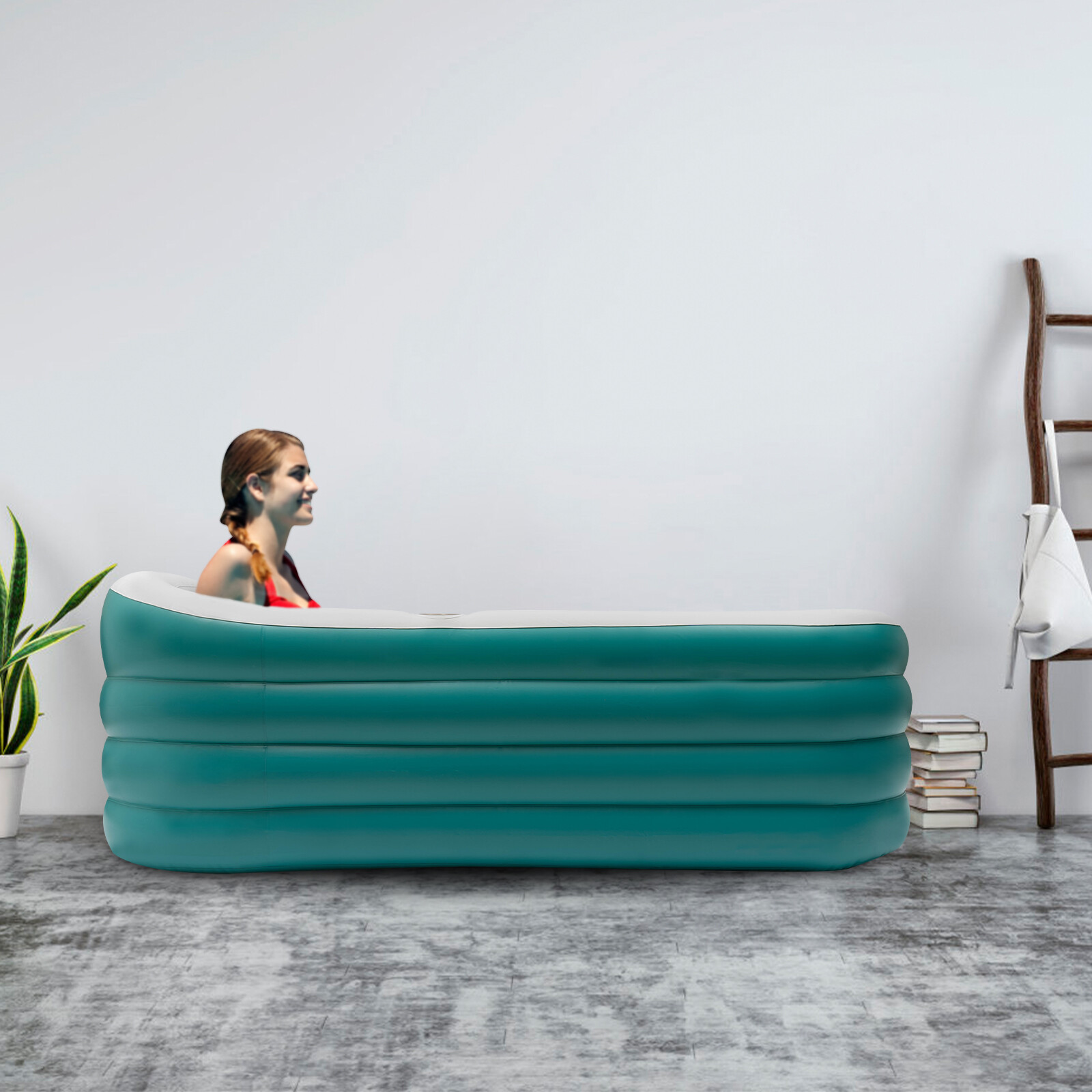 Foldable Bathtub Adult Large Shower Soaking Folding Water Spa Bath Tub Portable