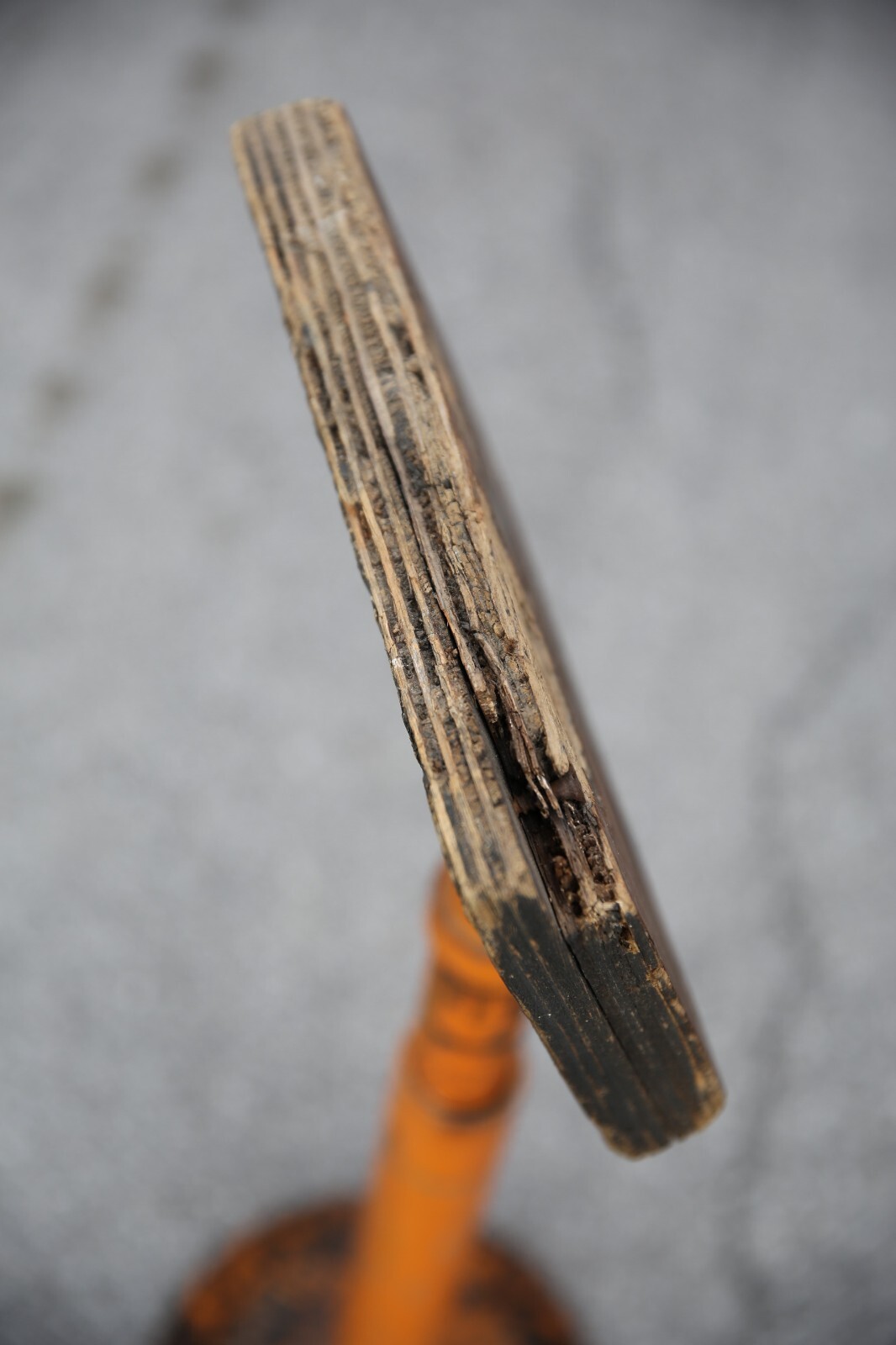 Vintage Air Meter Stand industrial cast iron base service station antique rack