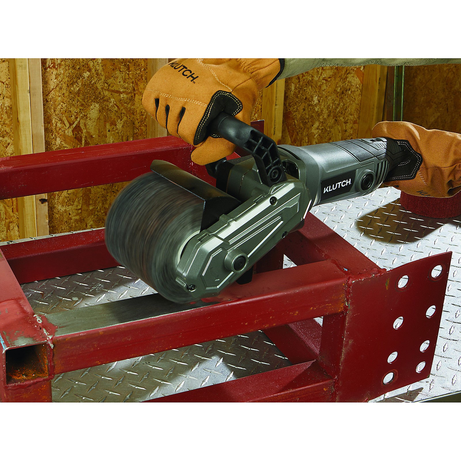 Klutch Electric Surface Conditioning Tool to Prep Metal to Paint, 11 Amps