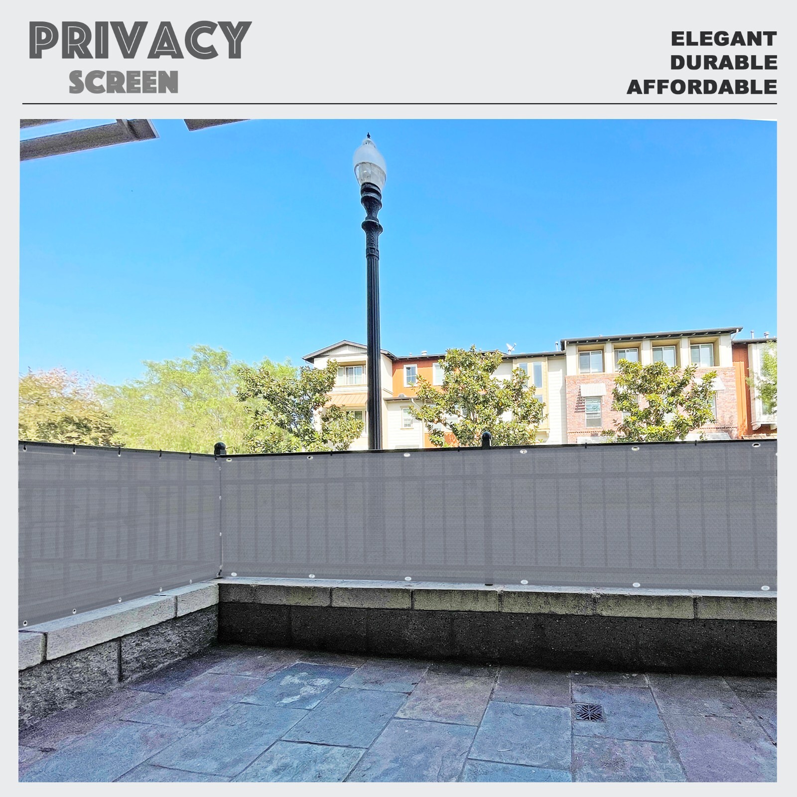 3' 4' 5' 6' tall Outdoor Fence Windscreen Privacy Screen Shade Cover Garden Pool