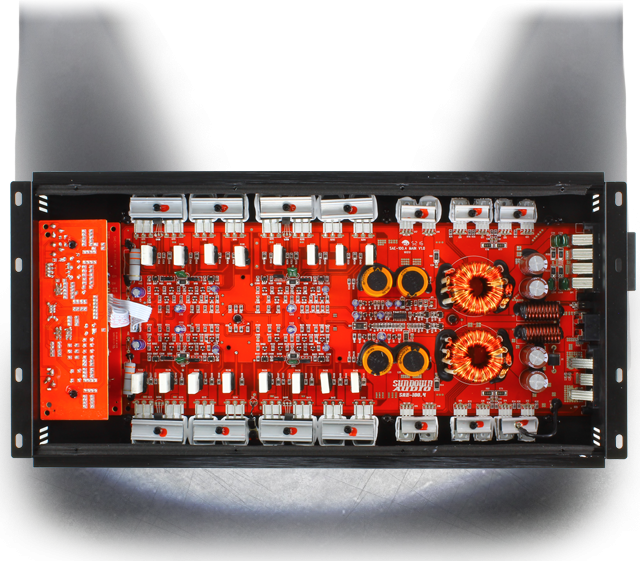 SUNDOWN AUDIO SAE-100.4 4-CHANNEL 600W RMS COMPONENT SPEAKERS TWEETERS AMPLIFIER