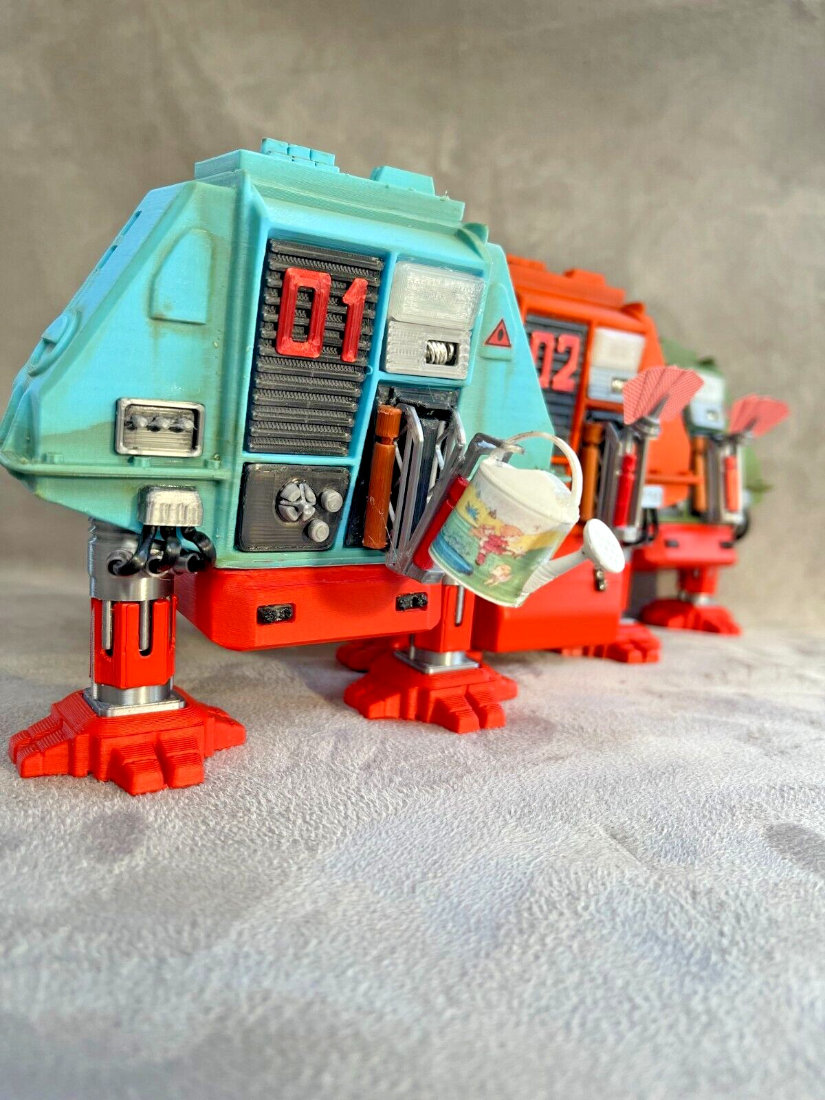 Huey, Louie and Dewey Model Robots From Sci-Fi Film Silent Running