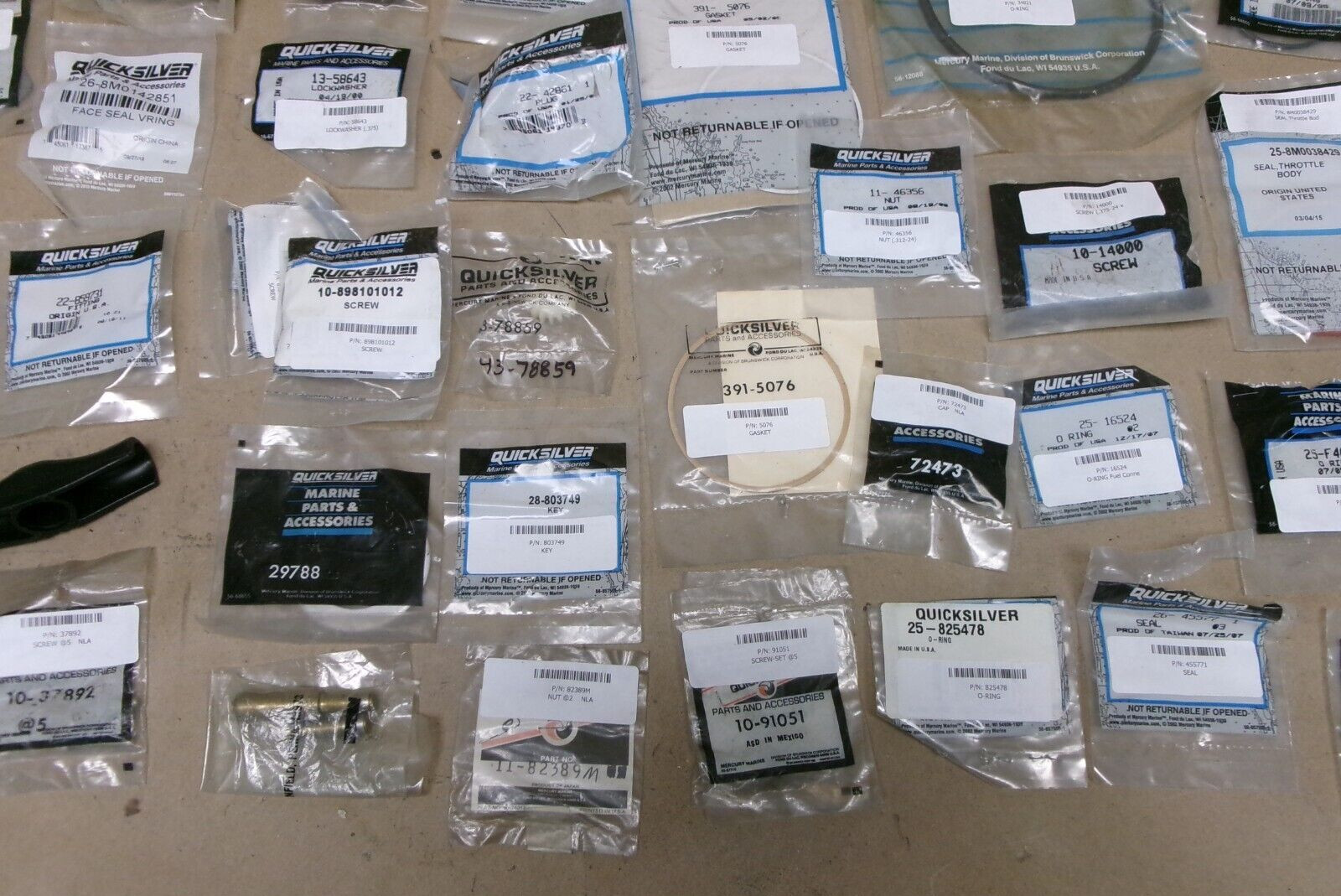 New Mercury / Quicksilver Assorted Parts