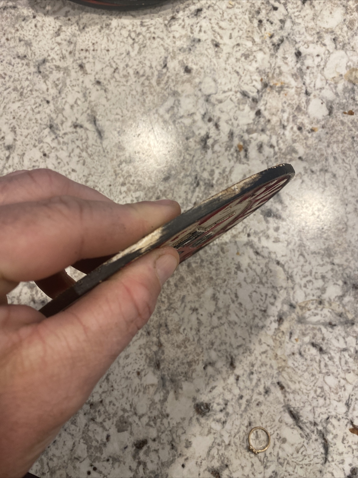 Texaco Gasoline Fireman Cast Iron Patina Plaque Sign Firefighter Fire Chief Gift