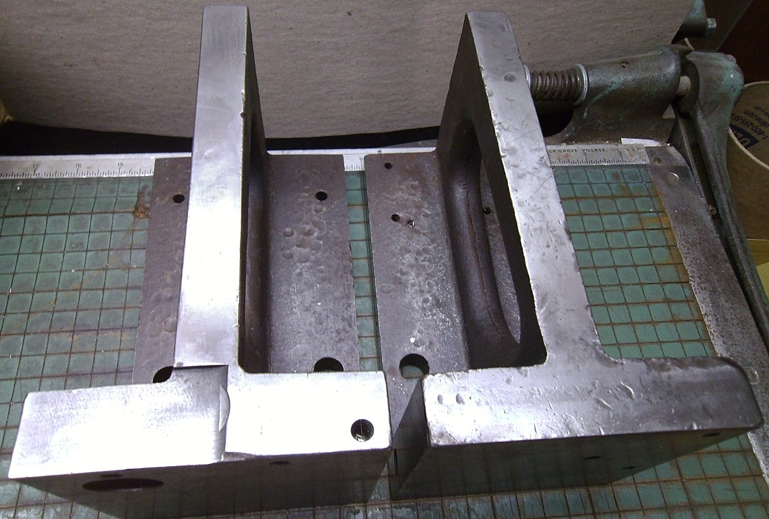 336 = Box Angle Plates Machined Pair 4-1/2 x 5 x 8 (Qty.1 Pair