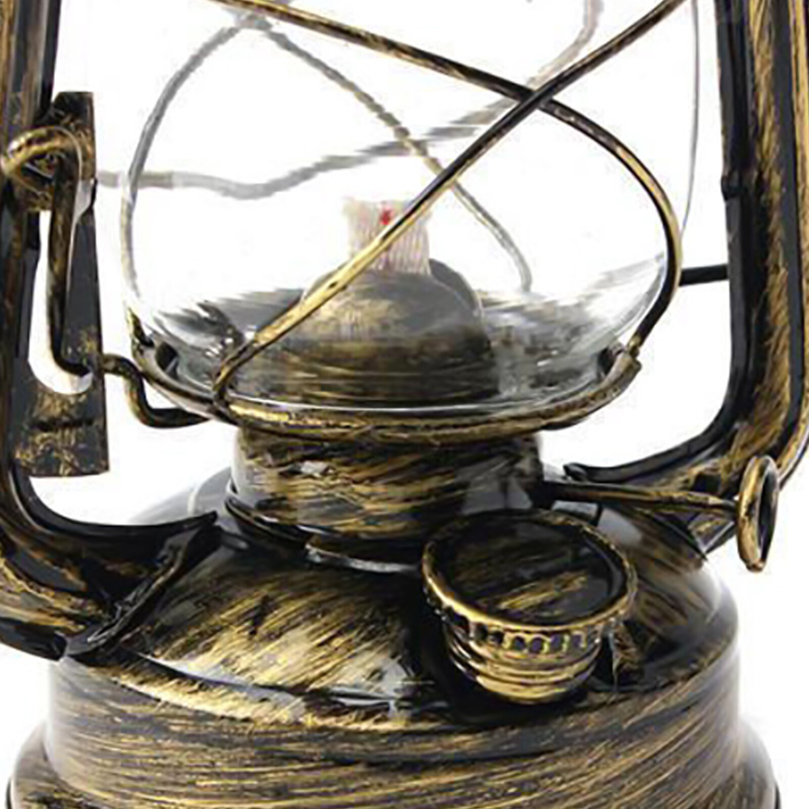 Rustic Wall Sconce Lighting Lantern Mounted Light with Glass Lampshade Hallway