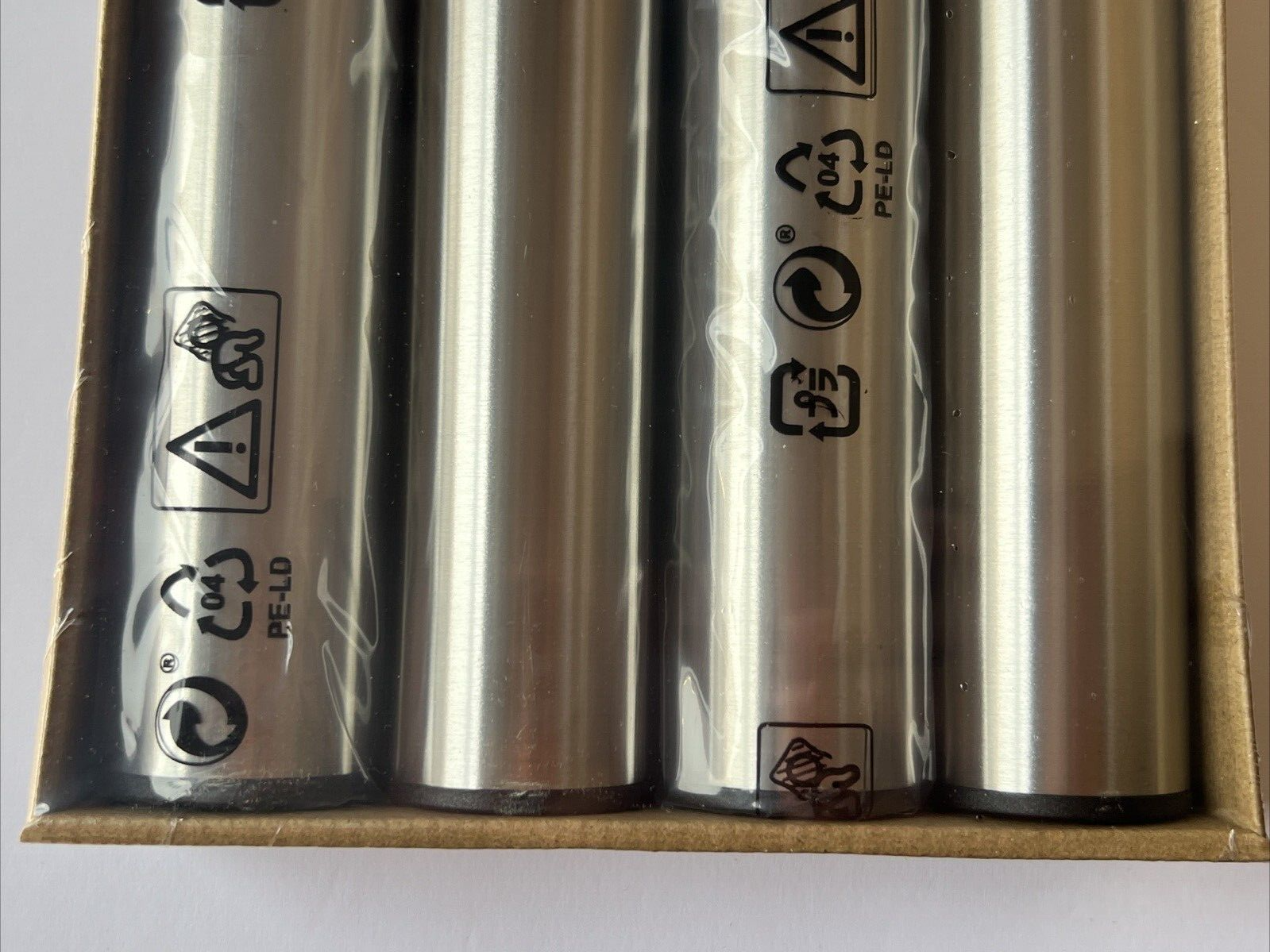 Ikea BJORLI Legs Stainless Steel - 7 7/8 " Set of 4 for Furniture 002.996.94