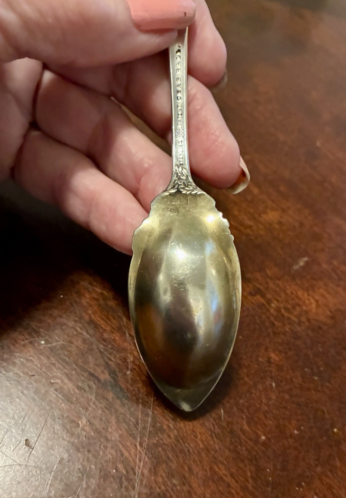 Antique Ornate Sterling Silver Grapefruit Spoons