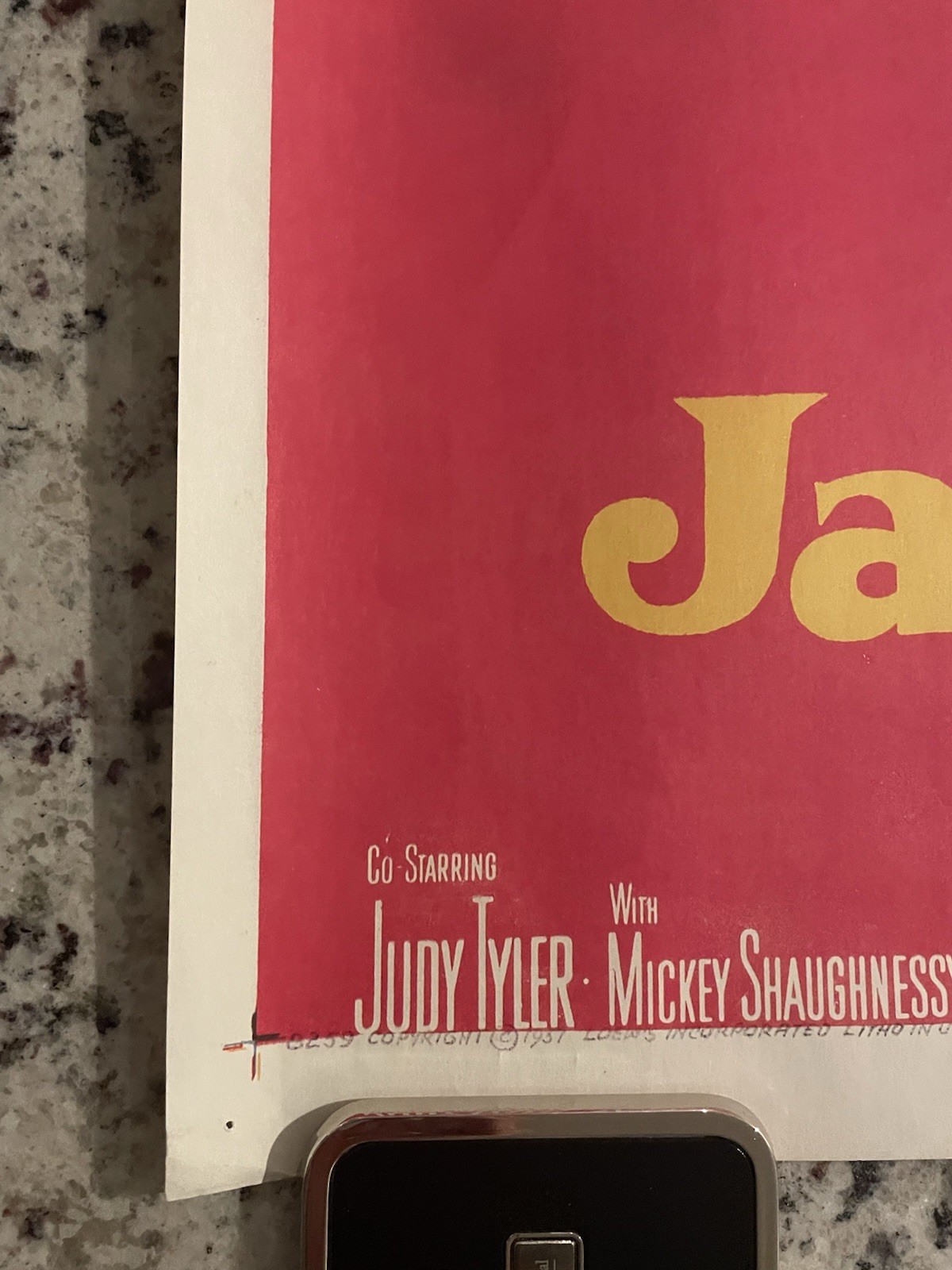 Elvis Presley at his Greatest MGM Movie Poster Jailhouse Rock 40” X 26” (Repro)