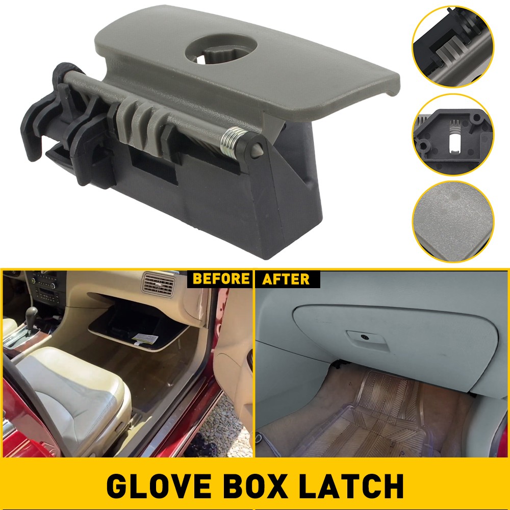 For 2005-2009 BUICK LACROSSE GLOVE BOX LOCK LATCH STORAGE COMPARTMENT LIGHT GRAY