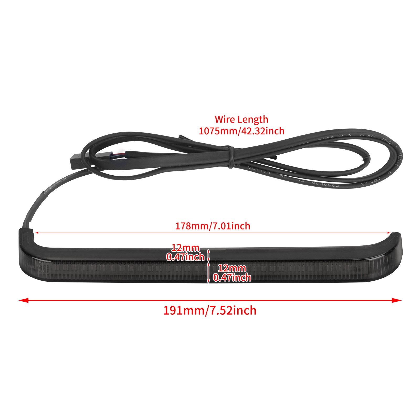 Saddlebag LED Run Brake Tail Lights Smoke Lens For Harley Touring FLHT 2024-2025