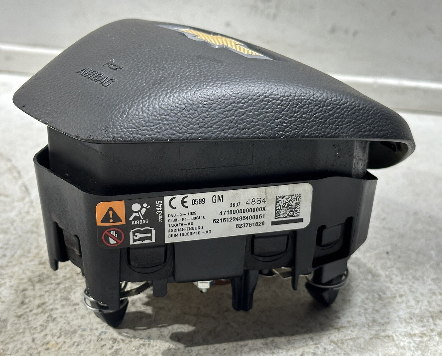 2016 -2019 Chevy Cruze Steering Wheel Airbag OEM Black 1 Pin & LEFT DRIVER KNEE