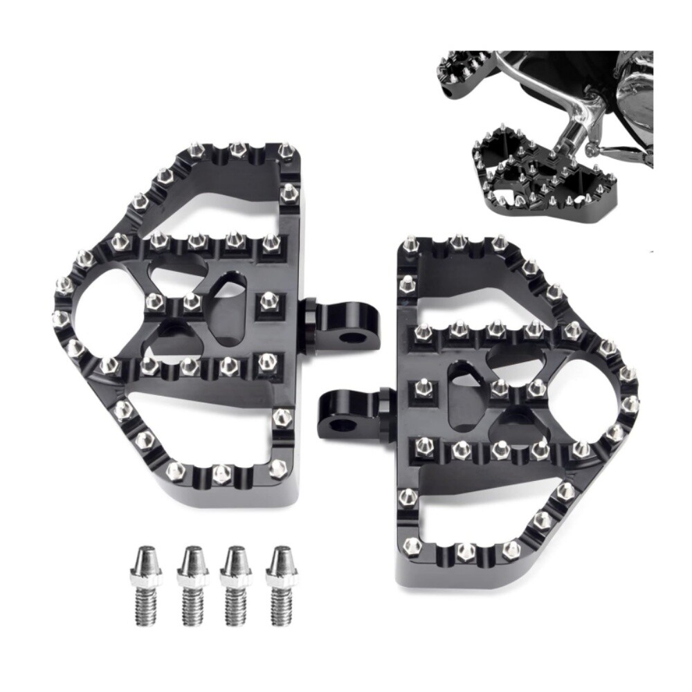 Foot Pegs Floorboards Brake Arm Shifter Levers Pegs MX Style For Harley Touring