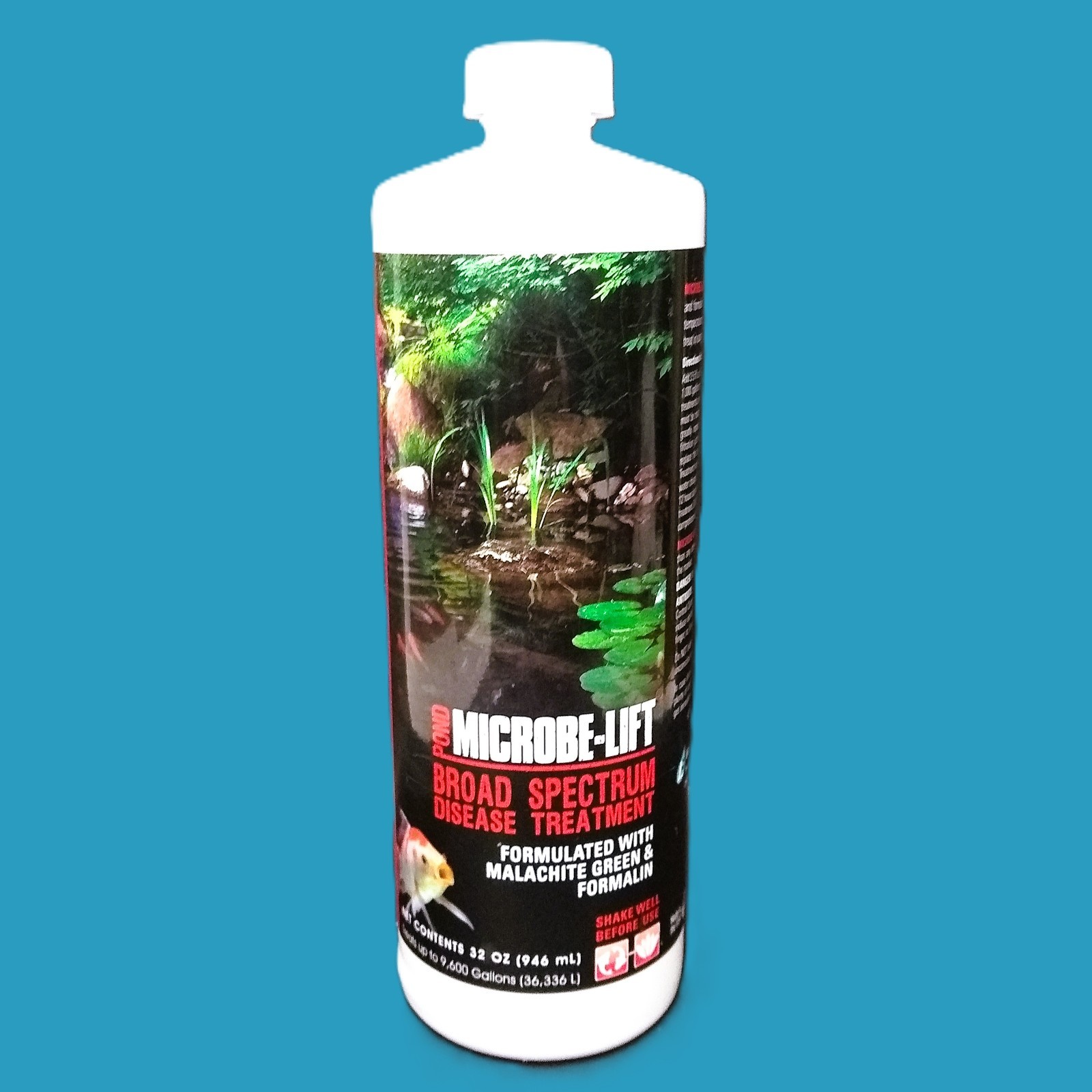 MICROBE-LIFT Broad Spectrum Disease Treatment BSDT for Ponds 32oz Safe for Fish