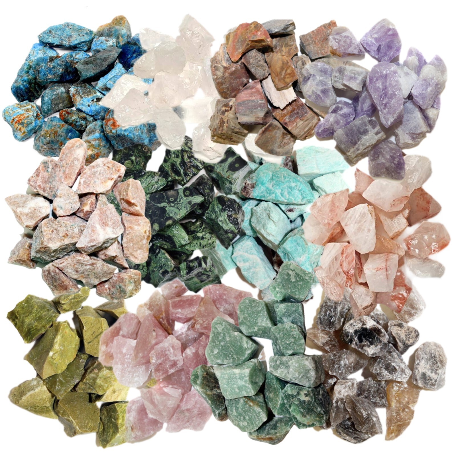 Raw Natural Rough Gemstones Bulk | Loose Gems| Choose Type! TUMBLING | POLISHING