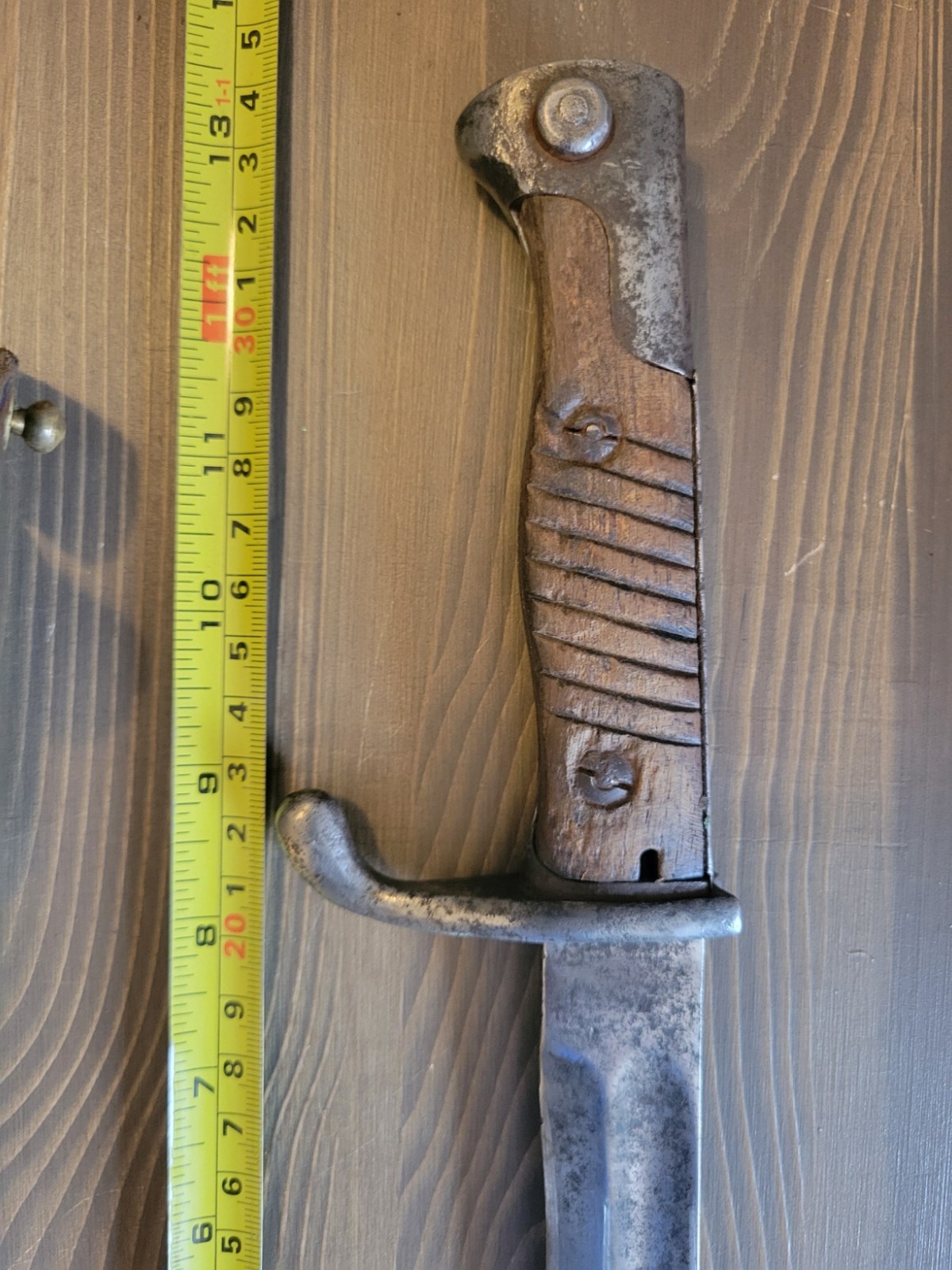 UNIQUE! Modified WWI German Butcher Blade Bayonet/Fighting Knife w/Sheath!