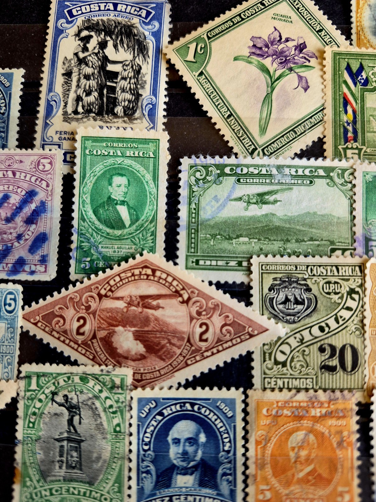 COSTA RICA Mixed LOT Mail . Stamps 1950's-1970' (Lots #3136)