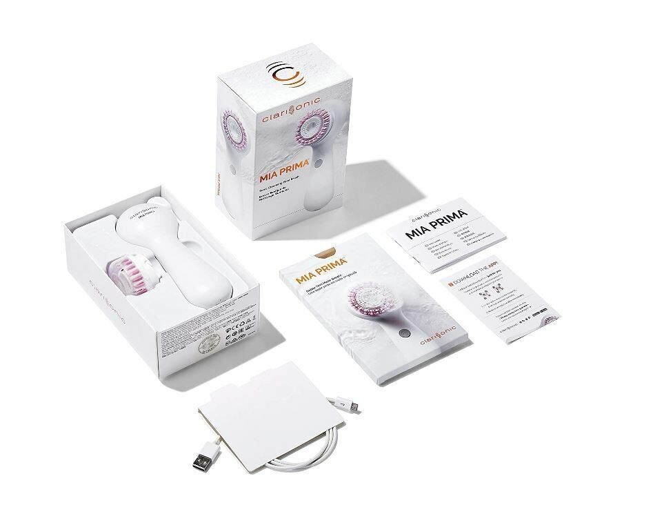 Clarisonic Mia Prima Sonic Facial Cleansing Device - White FACTORY SEALED