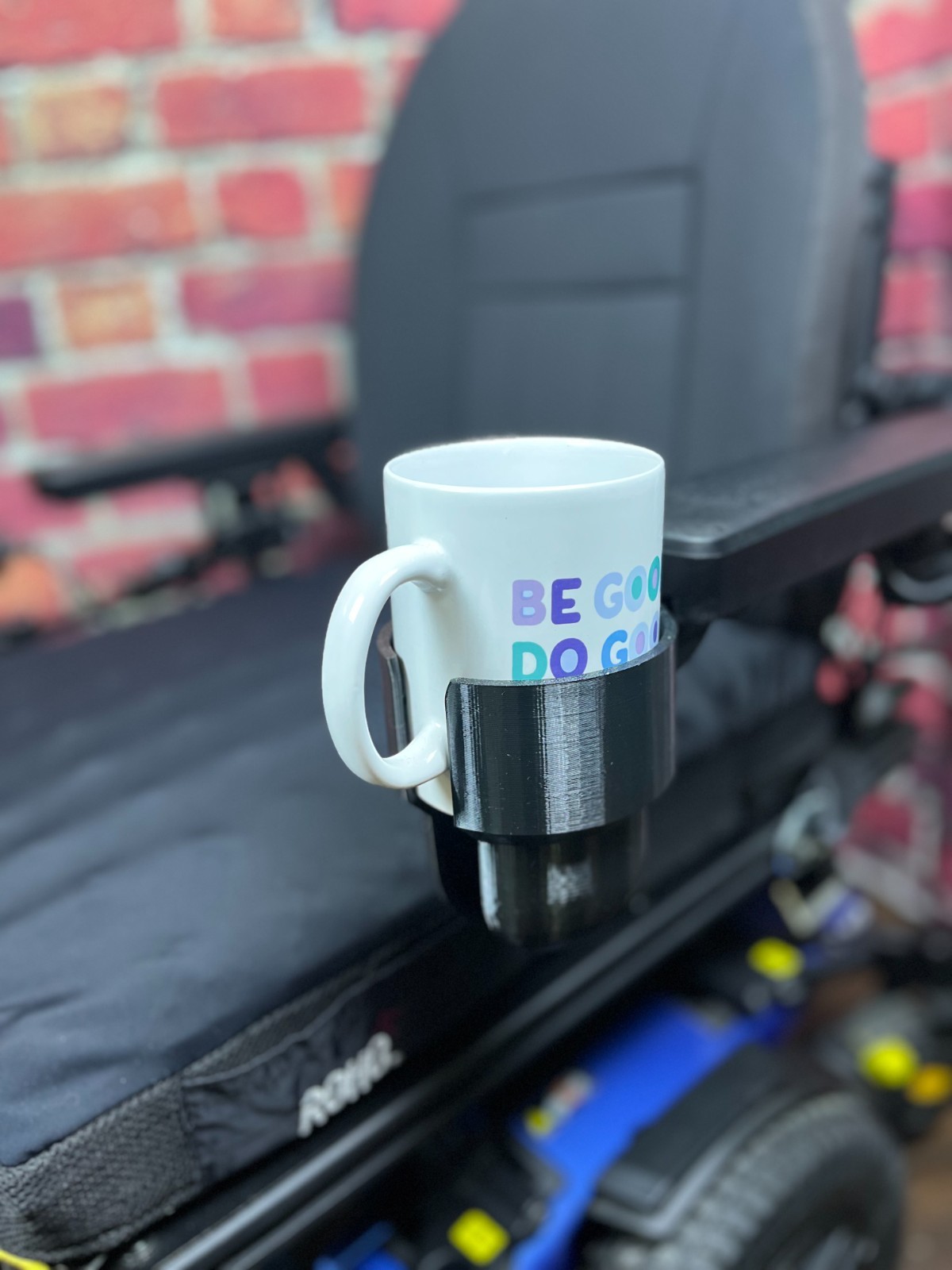 Cup Holder Made For Permobil Power Wheelchair