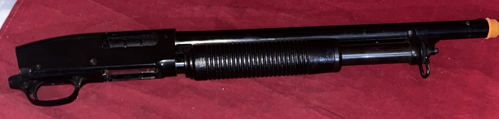 MGC REMINGTON M31-RS2 RIOT SHOTGUN-BARREL + TRIGGER ASSEMBLY+6 NOS SHELLS w/O.B.