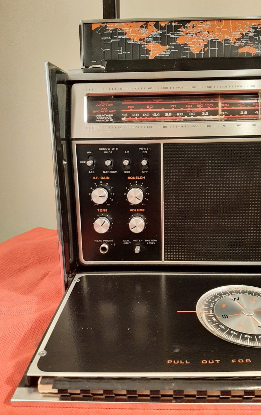 Fully Serviced-Washed+New Lamps-ZENITH ROYAL R7000-2 7000 AM/FM Shortwave Radio